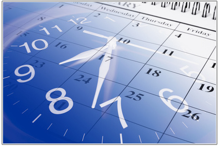 Composite of Calendar and Clock